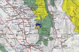 Black Mountain - Slate Mountain Location Map